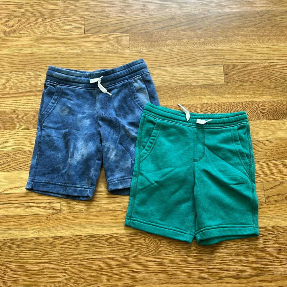 Set of Fleece Lined Jogger Shorts-Size 6-7